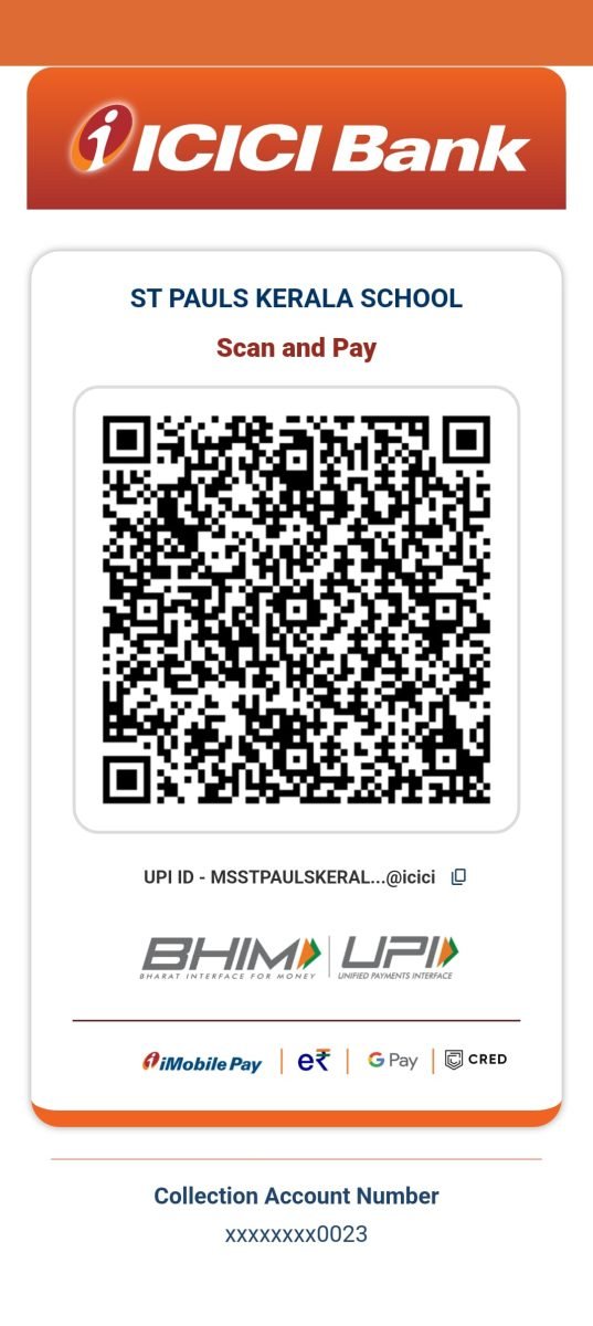 School payment QR code